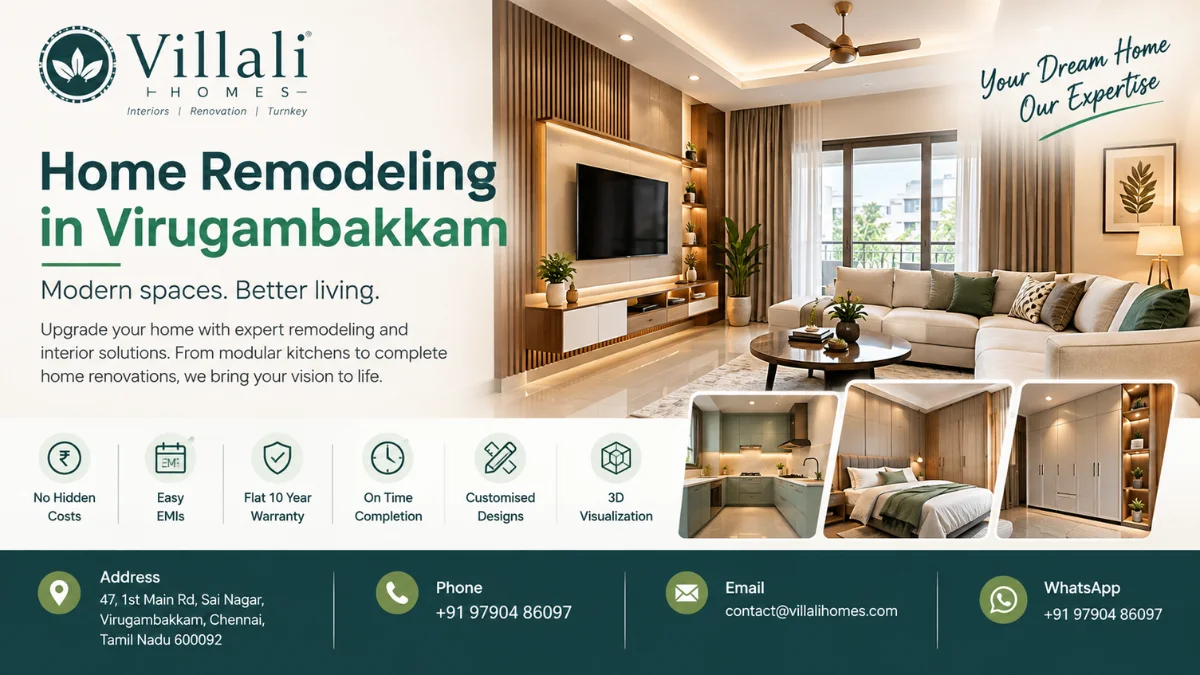 Home Remodeling in Virugambakkam