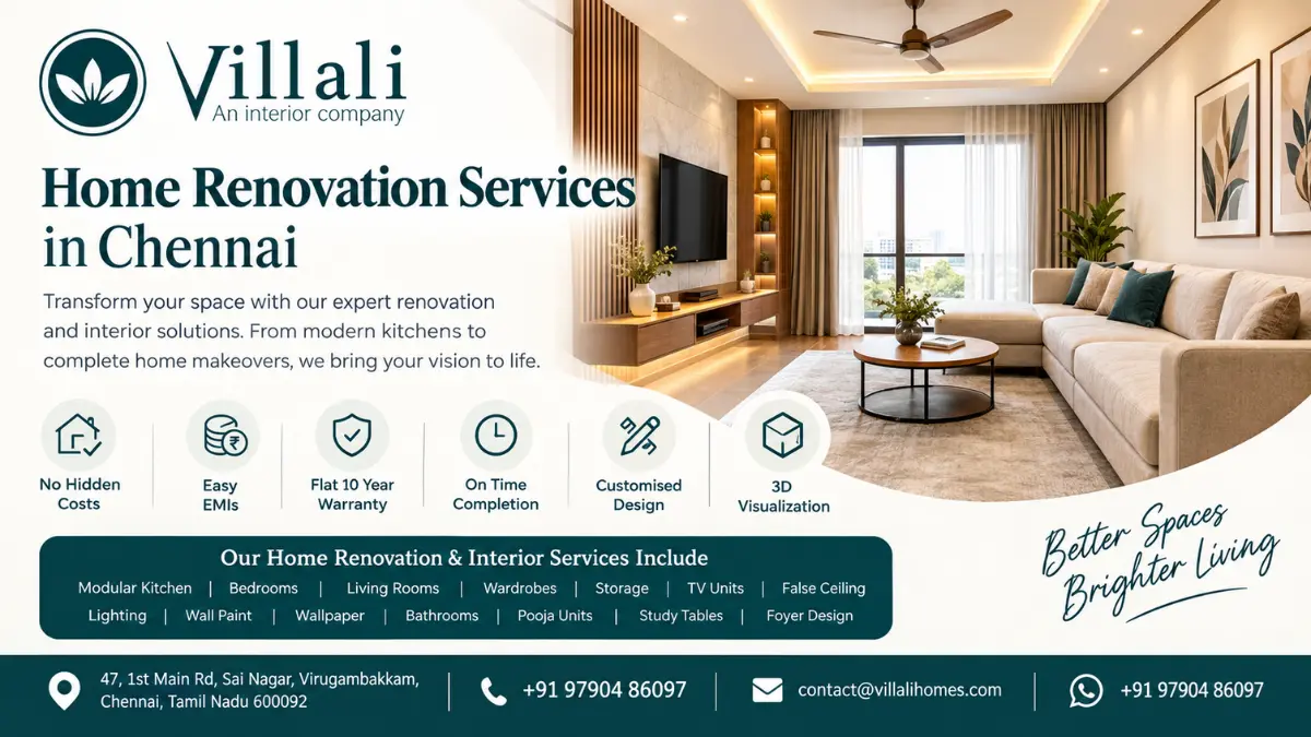Home Renovation Services in Chennai