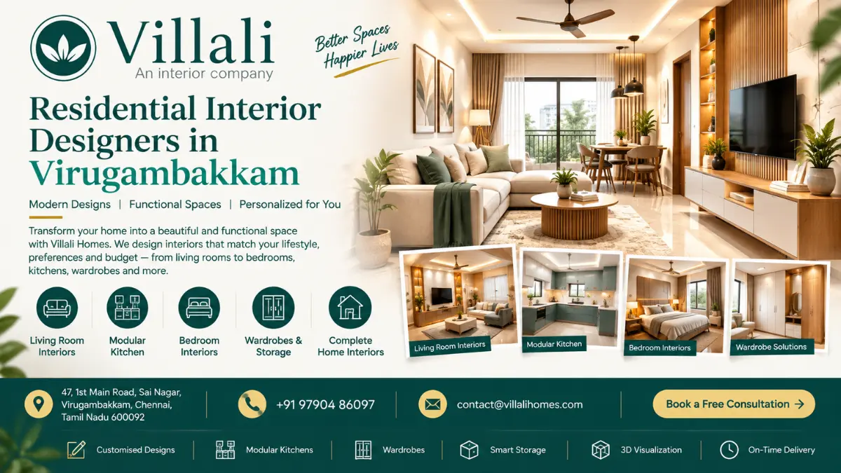 Residential Interior Designers in Virugambakkam