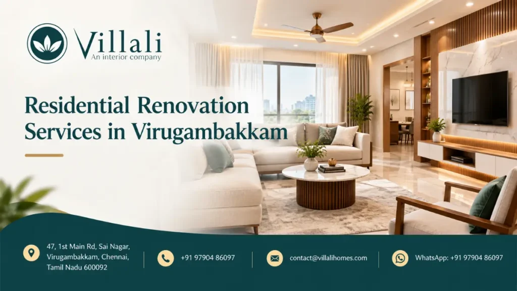 Residential Renovation Services in Virugambakkam